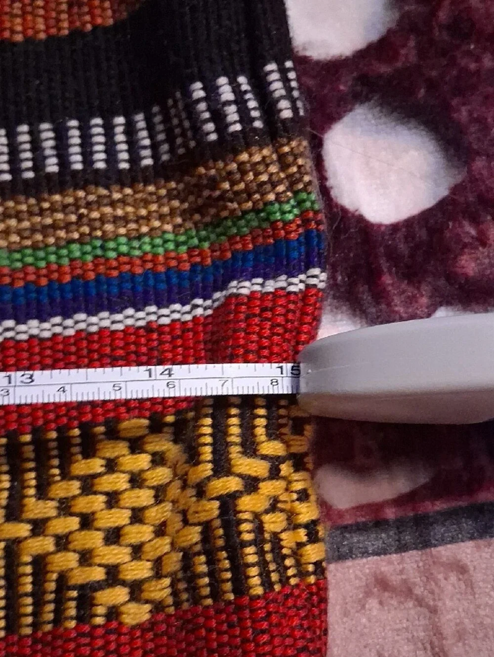 Handwoven Multicolor Stripe Women’s Backpack